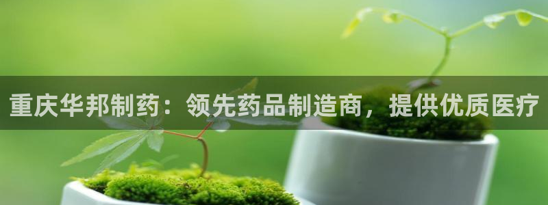 九游老哥俱乐部官网登录：重庆华邦制药：领先药品制造商，提供优质医疗