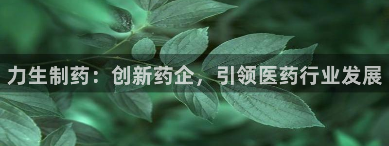 九游会老哥俱乐部社区论坛：力生制药：创新药企，引领医药行业发展