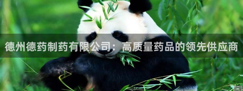 九游老哥俱乐部官网登录不了：德州德药制药有限公司：高质量药品的领先供应商