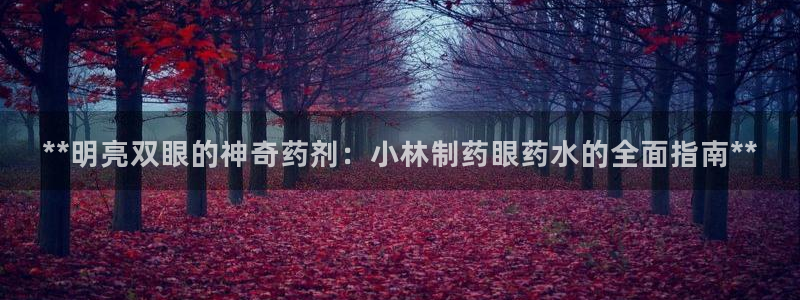 ag九游会老哥：**明亮双眼的神奇药剂：小林制药眼药水的全面指南**