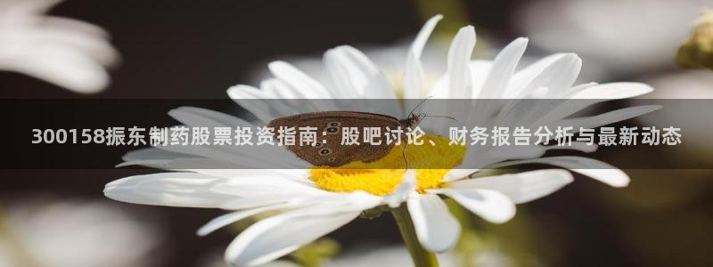 九游会老哥必备的交流社区九：300158振东制药股票投资指南：股吧讨论、财务报告分析与最新动态