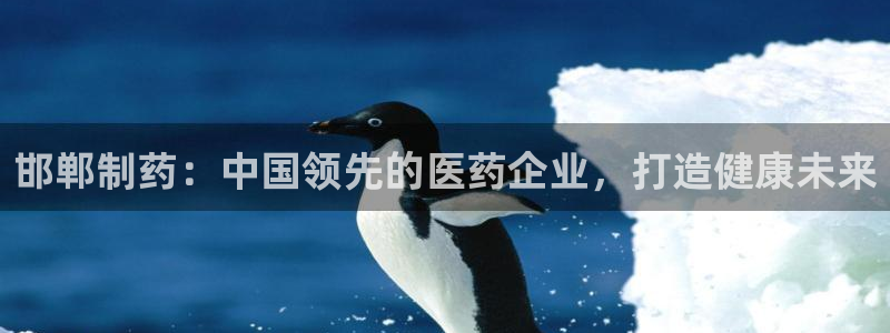 9游会老哥：邯郸制药：中国领先的医药企业，打造健康未来