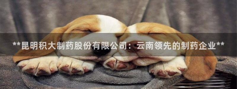 九游会老哥俱乐部交流社区：**昆明积大制药股份有限公司：云南领先的制药企业**
