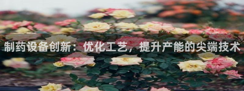 ag九游会老哥俱乐部：制药设备创新：优化工艺，提升产能的尖端技术