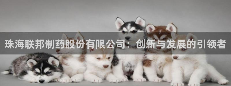 9游会老哥：珠海联邦制药股份有限公司：创新与发展的引领者